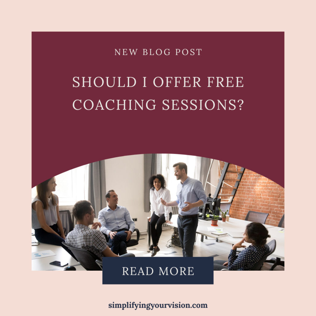 Should I offer free coaching sessions?