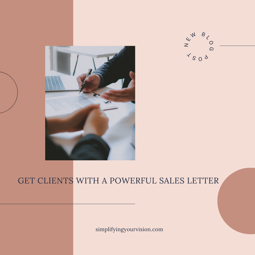 Get Clients with a Powerful Sales Letter