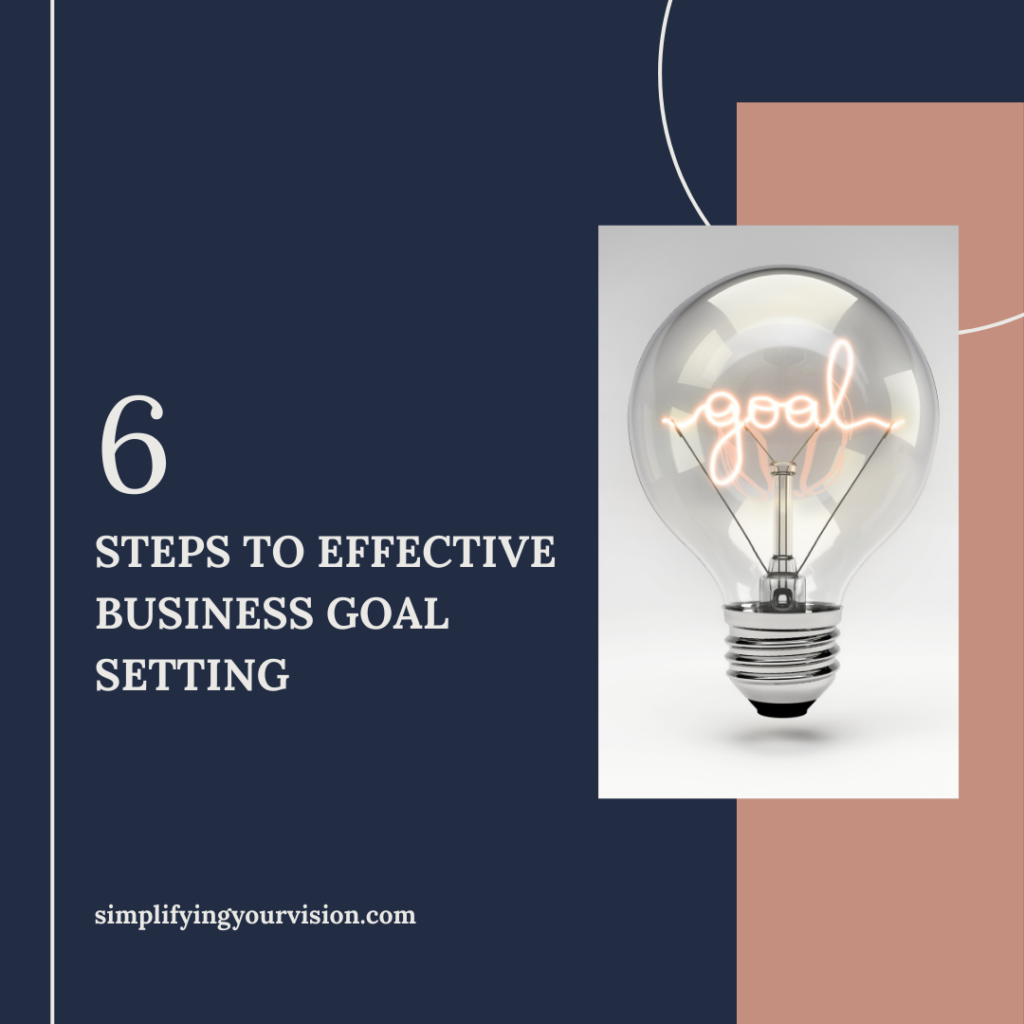 6 Steps To Effective Business Goal Setting